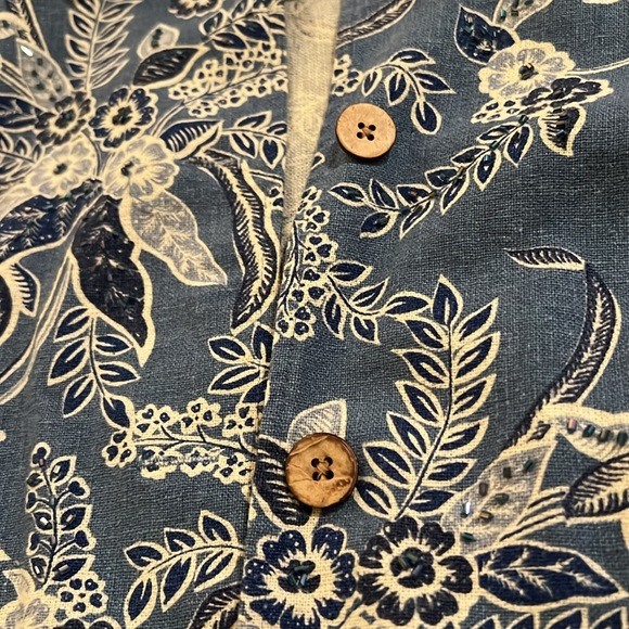 Blue Flower Jacket - Picture 2 of 5